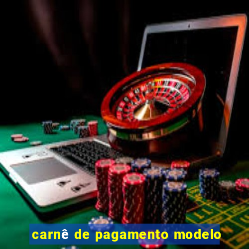 carnê de pagamento modelo